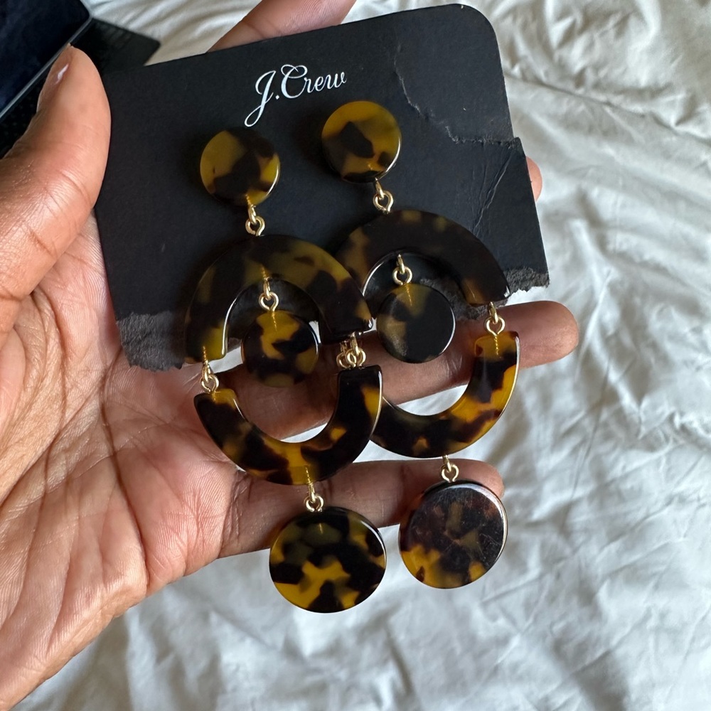 J. Crew Tort Orbit Earrings